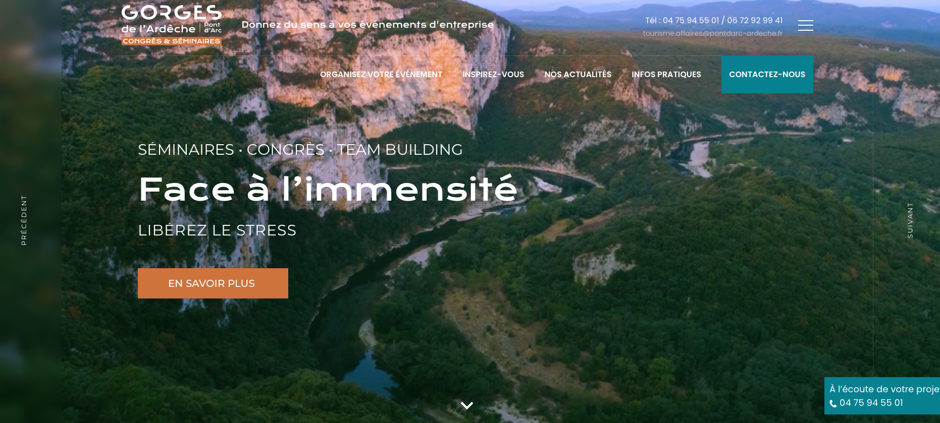 Avanti annonce la sortie du site internet des Gorges de l’Ardèche – Pont d’Arc